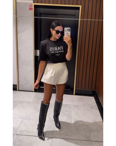 T-shirt Paris Stylish Club La Milla czarny