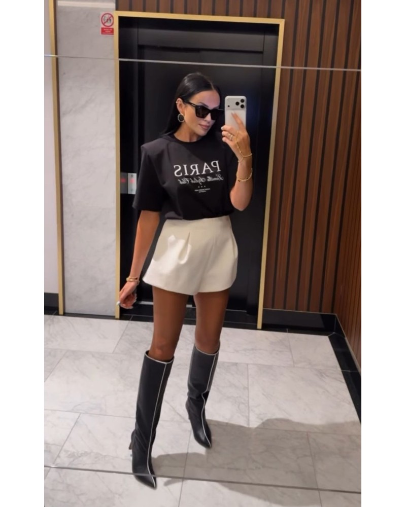 T-shirt Paris Stylish Club La Milla czarny