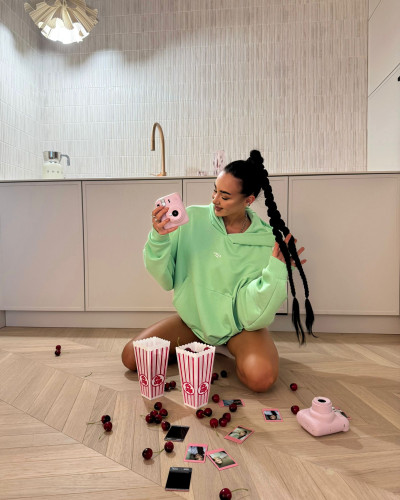 Bluza z kapturem La Milla jabłuszko