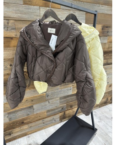 Pikowana kurtka z bufiastym rękawem By o la la...! sunshine