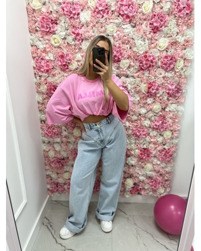 Spodnie jeansowe stringi La Milla niebieskie