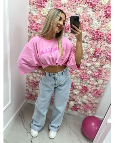 Spodnie jeansowe stringi La Milla niebieskie