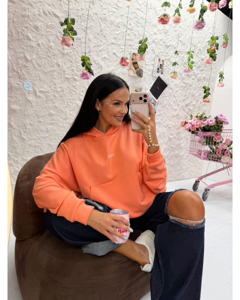 Bluza z kapturem La Milla pomarańcza
