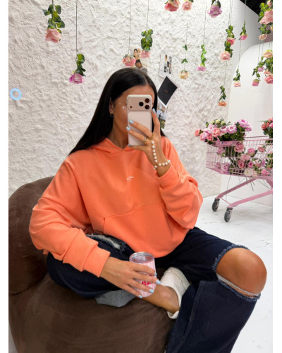 Bluza z kapturem La Milla pomarańcza