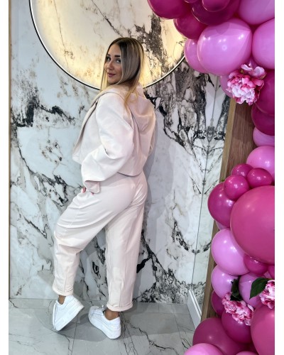 Marynarka krótka z odpinanym kapturem By o la la...! nude