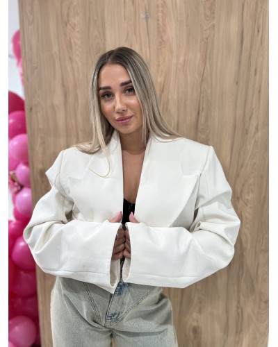 Marynarka krótka La Milla śmietanowa