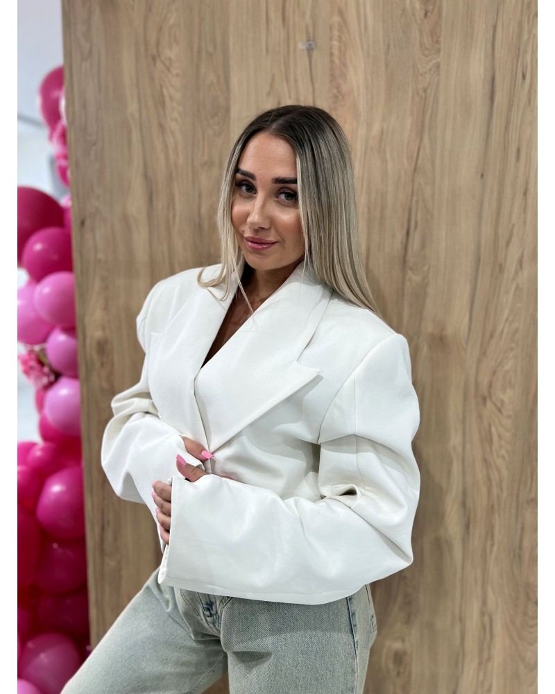 Marynarka krótka La Milla śmietanowa