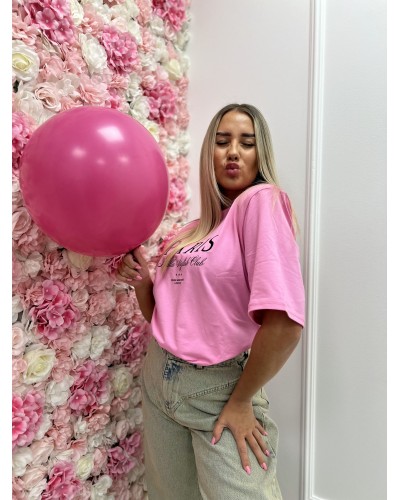 T-shirt Paris Stylish Club La Milla różowy