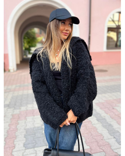 Kurtka baranek Fiona czarna
