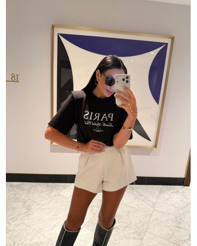 T-shirt Paris Stylish Club La Milla czarny