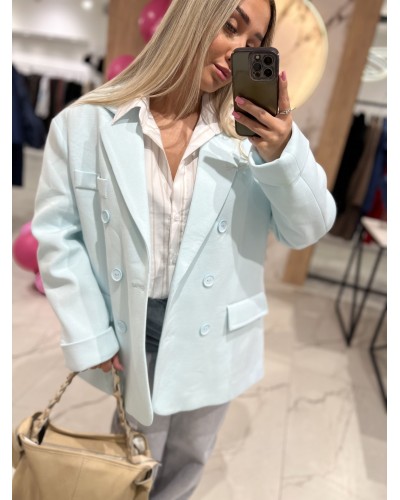 Marynarka dwurzędowa By o la la...! blue mint