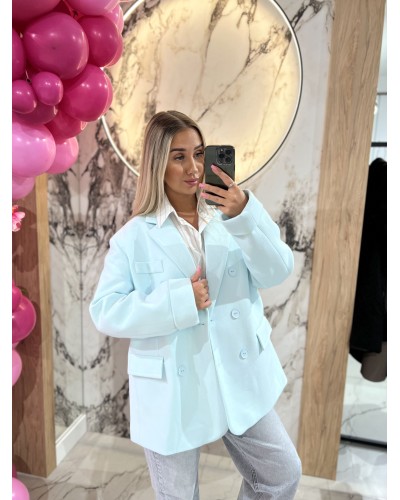 Marynarka dwurzędowa By o la la...! blue mint