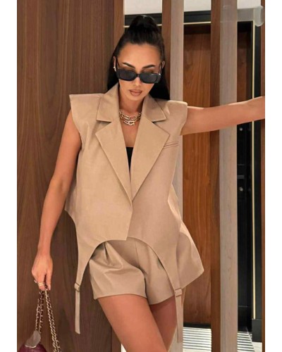 Kamizelka lejce La Milla beżowa