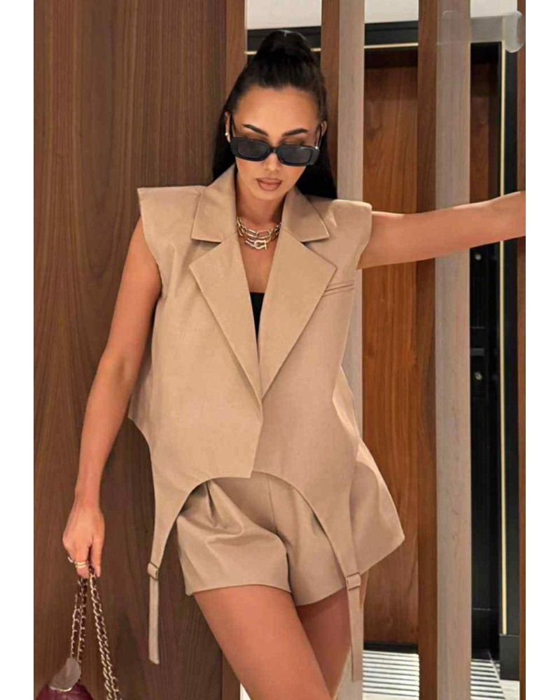 Kamizelka lejce La Milla beżowa