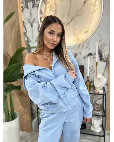 Komplet dresowy z bluzą By o la la...! stone blue