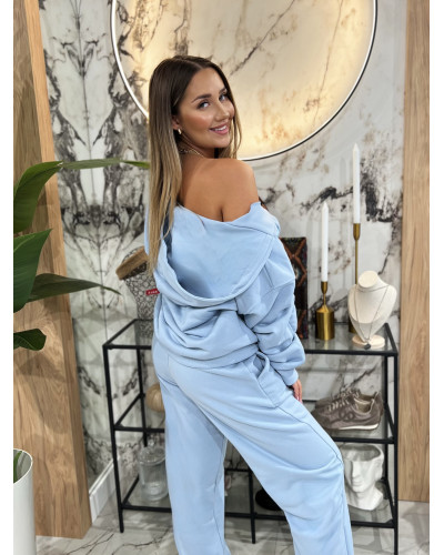 Komplet dresowy z bluzą By o la la...! stone blue