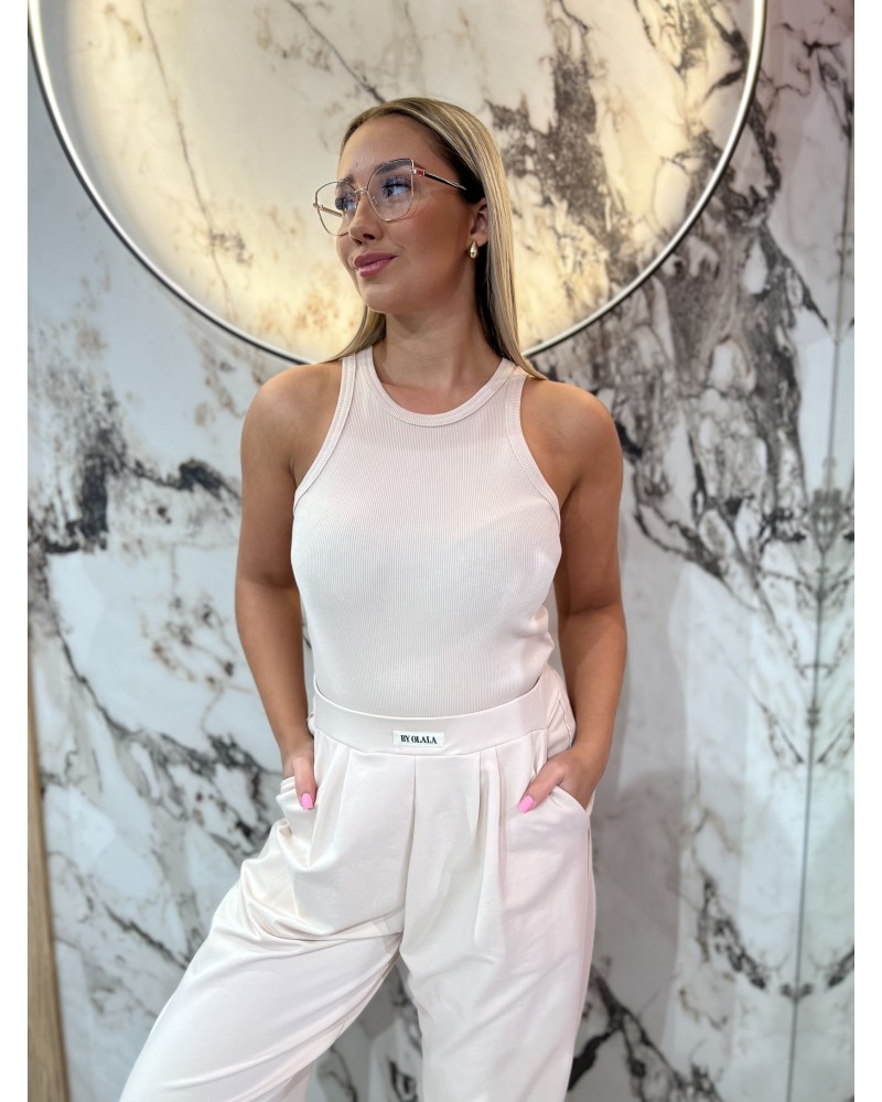 Bokserka prążkowana Wiosna By o la la...! nude