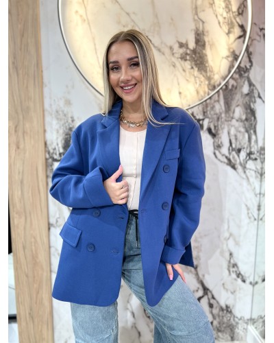 Marynarka dwurzędowa By o la la...! denim