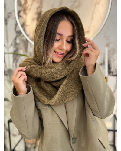 Szalik By o la la...! olive