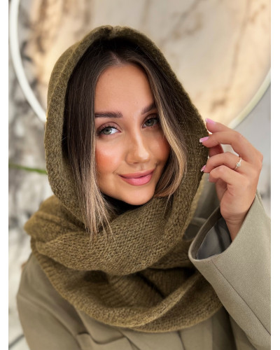 Szalik By o la la...! olive