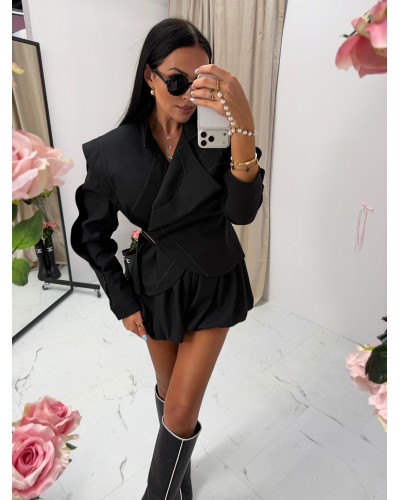 Marynarka asymetryczna La Milla czarna