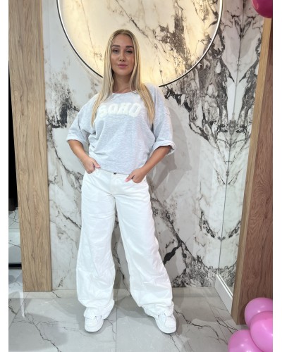 T-shirt SOHO By o la la...! szary melanż