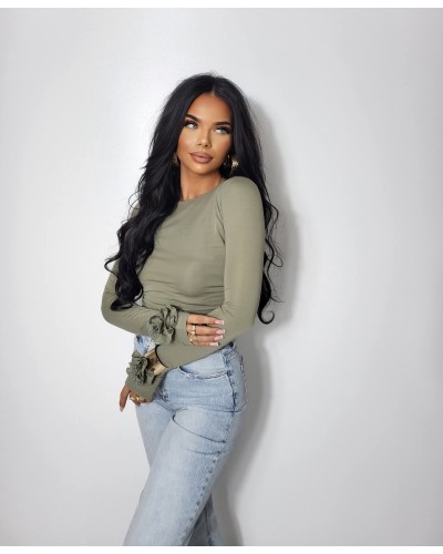 Bluzka ROSE oliwkowa