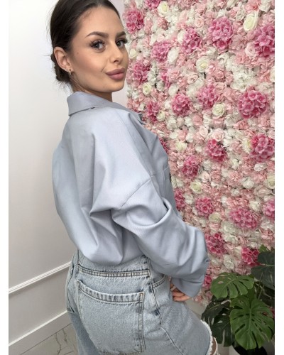 Koszula a'la jeansowa logo La Milla błękitna