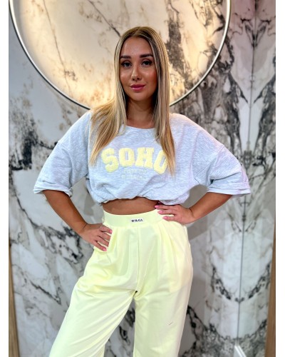 Spodnie dresowe z etykietą By o la la...! sunshine