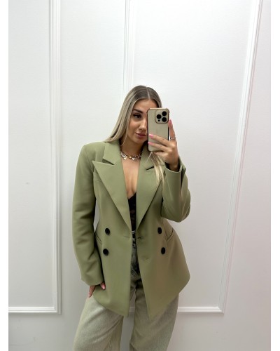 Marynarka taliowana EMO olive