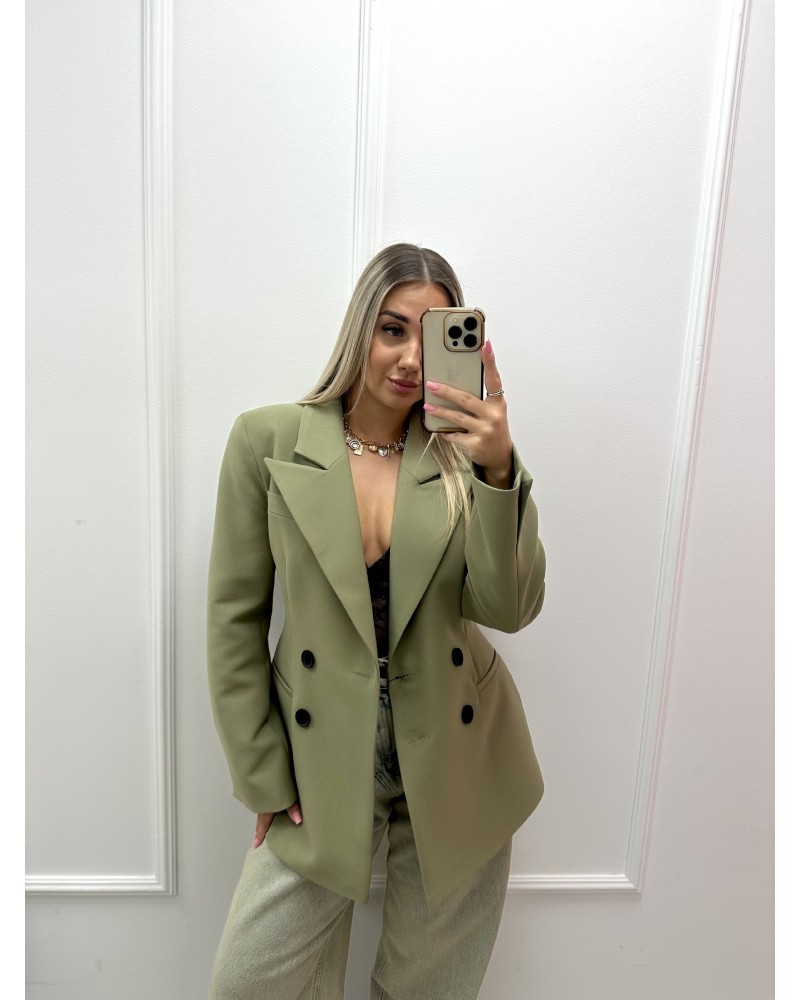 Marynarka taliowana EMO olive