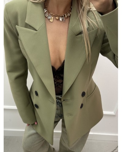 Marynarka taliowana EMO olive