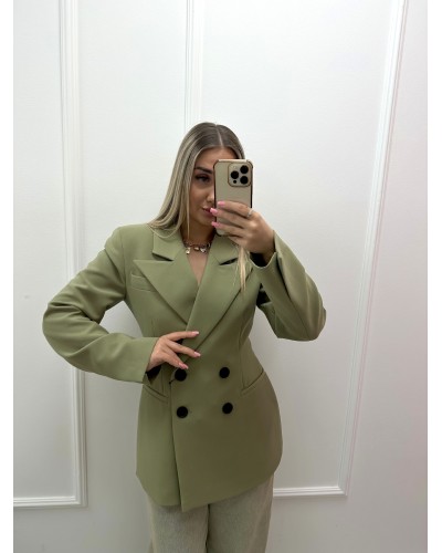 Marynarka taliowana EMO olive