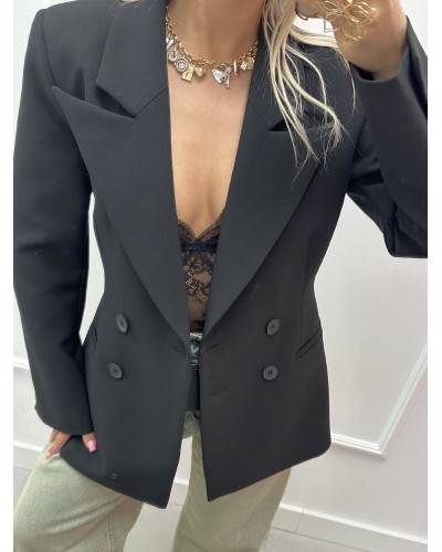 Marynarka taliowana EMO czarna