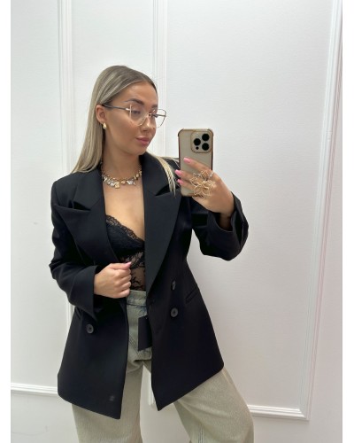 Marynarka taliowana EMO czarna