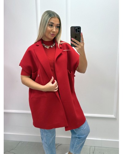 Kamizelka dresowa By o la la...! red kiss