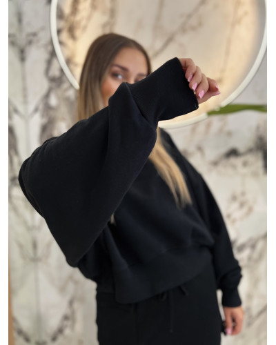 Bluza gładka By o la la...! czarna