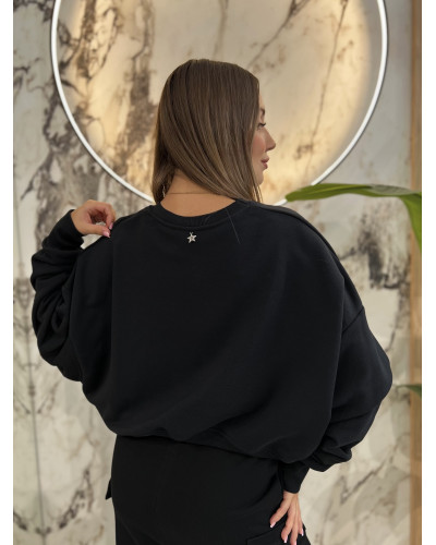 Bluza gładka By o la la...! czarna