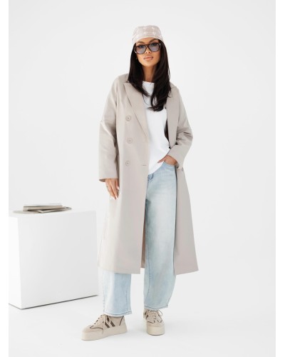 Trencz By o la la...! beżowy