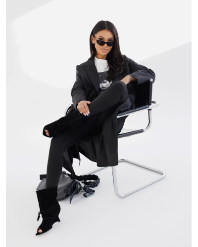 Trencz By o la la...! czarny