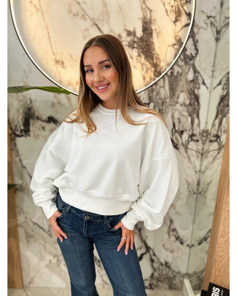 Bluza gładka By o la la...! perła