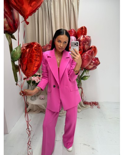 Spodnie z szeroką nogawką La Milla różowe