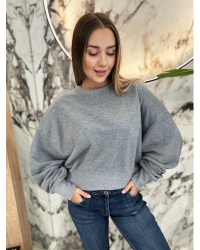 Bluza gładka By o la la...! stone gray