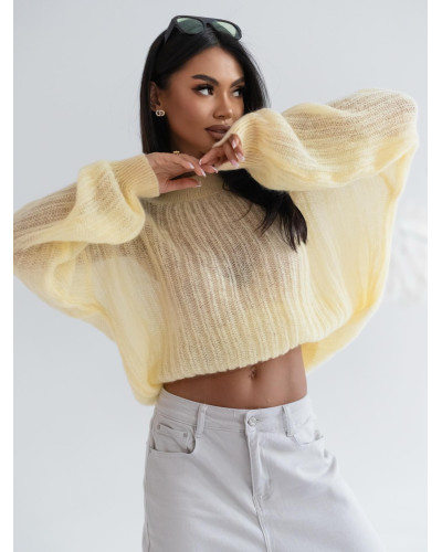 Sweter moherowy mgiełka By o la la...! sunshine