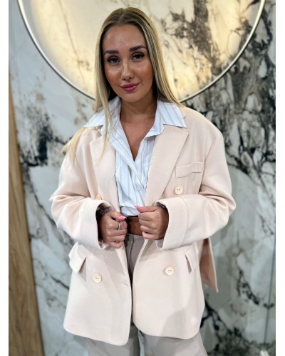 Marynarka dwurzędowa By o la la...! nude