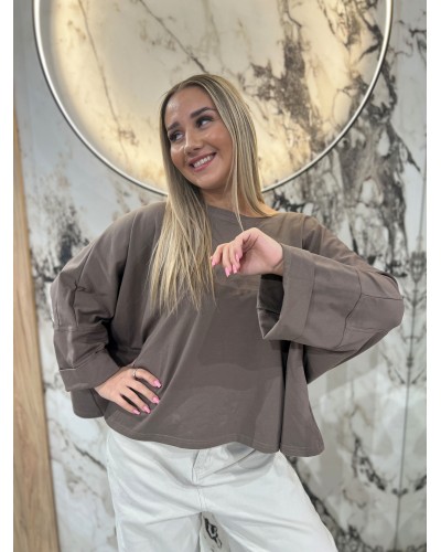 Bluzka nietoperz By o la la...! kakao