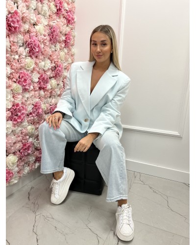 Marynarka dresowa SLAY błękitna