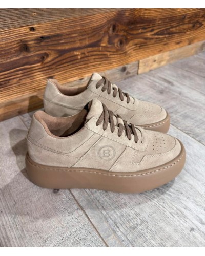 Sneakersy na platformie By o la la...! beżowe