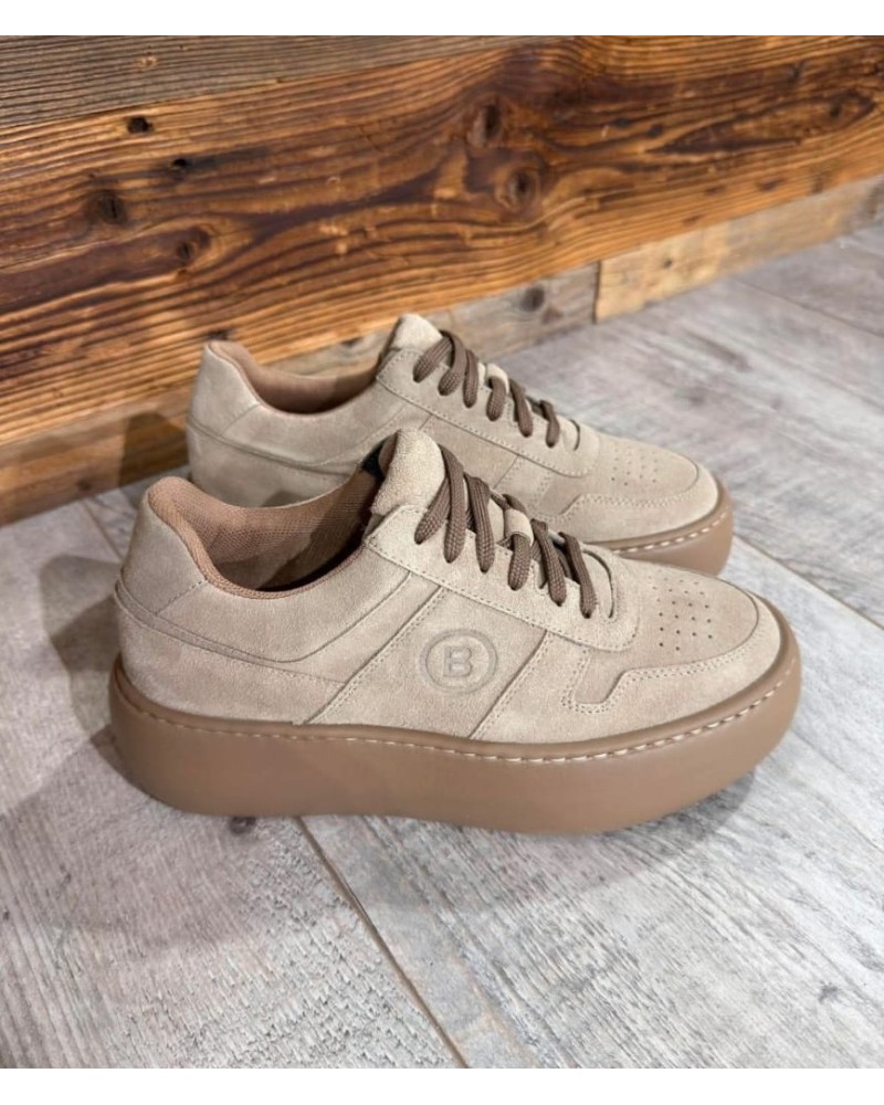 Sneakersy na platformie By o la la...! beżowe