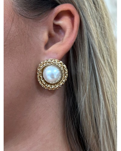 Kolczyki Vintage złote